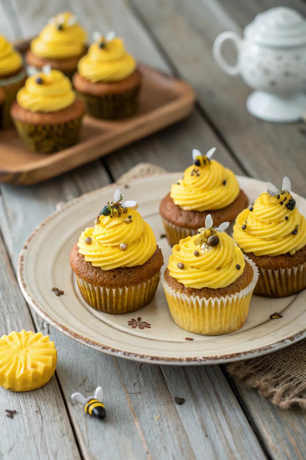 Honeycomb delights with a hint of shimmering sweetness.
