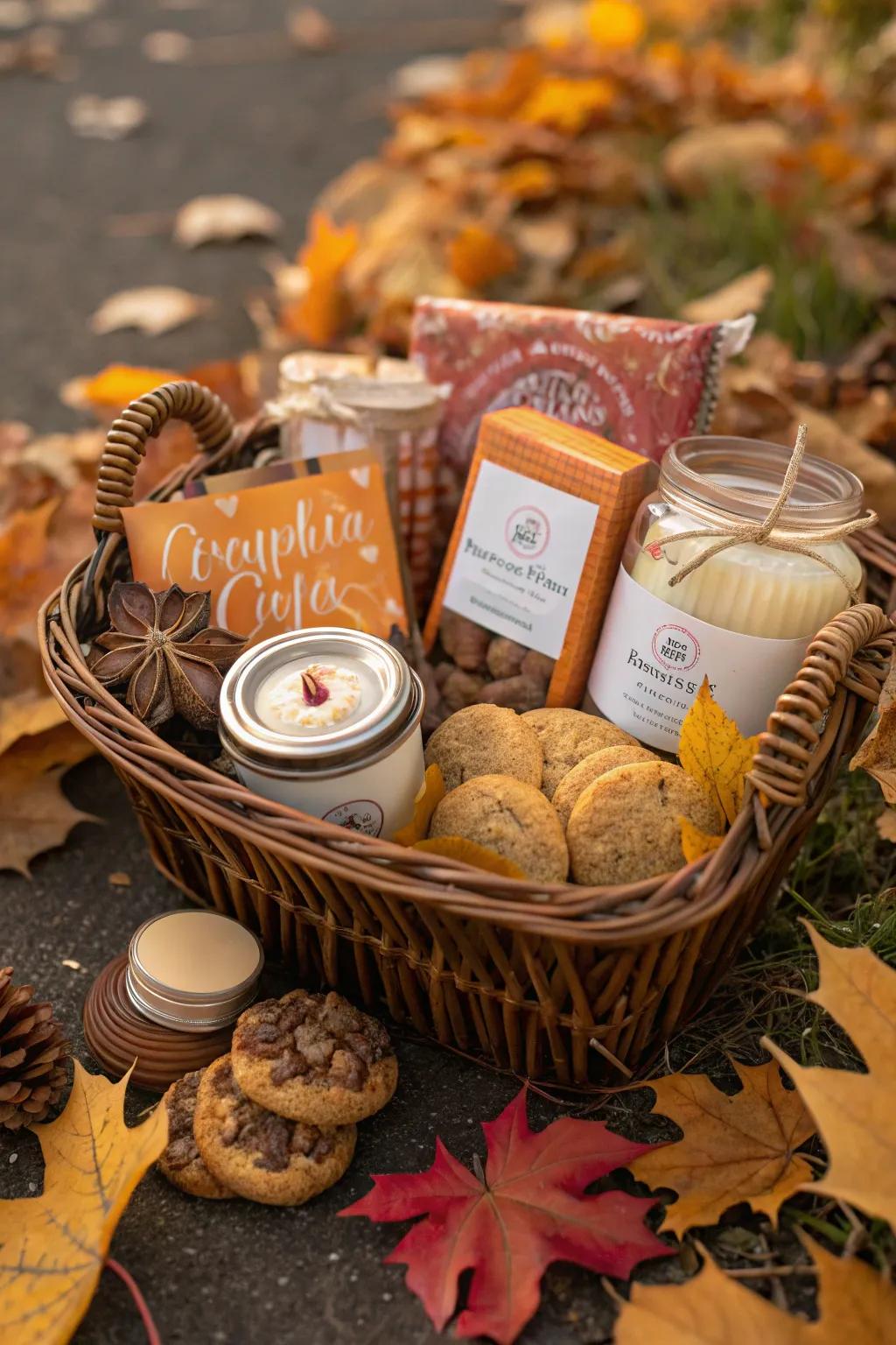 A cozy collection of pumpkin spice goodies that'll warm any heart.