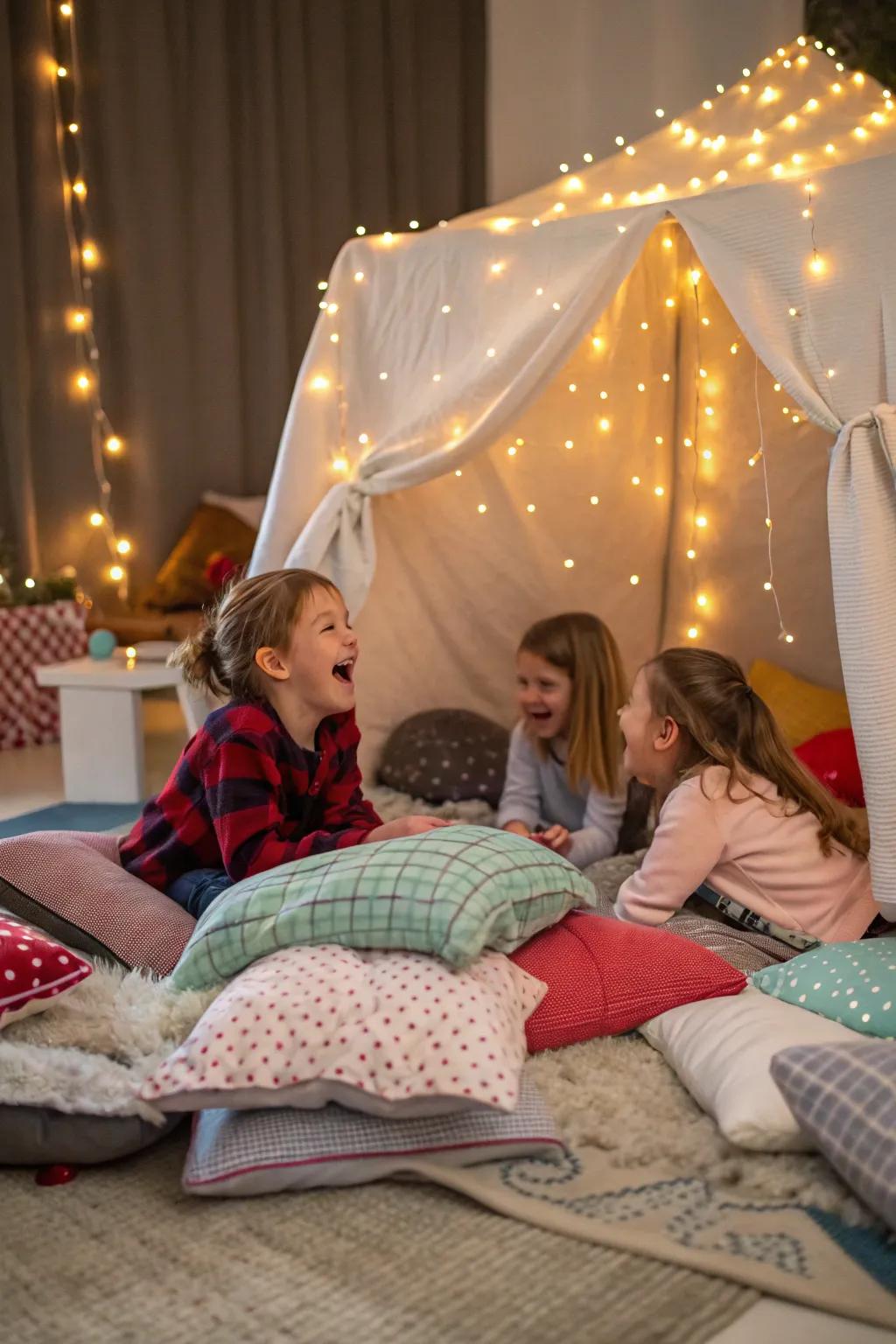 An indoor campout brings the adventure of the outdoors into your home.