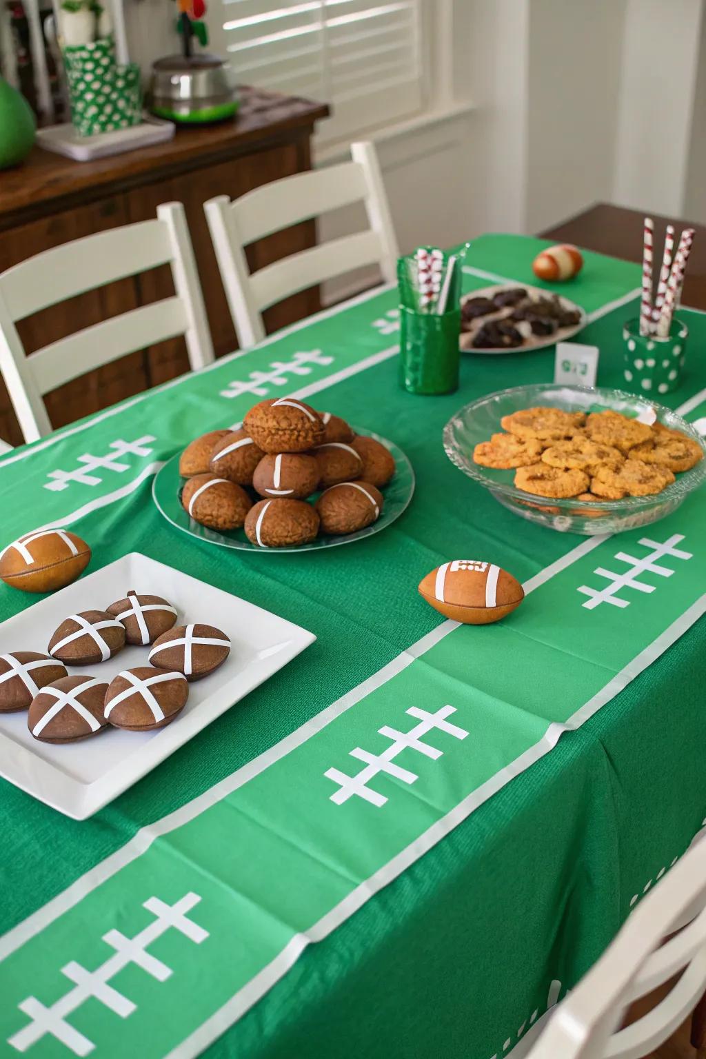 Score big with a football-themed tablescape!