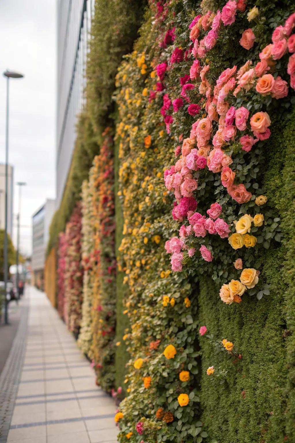 Spruce up your garden area with a vertical display of sun jewels.