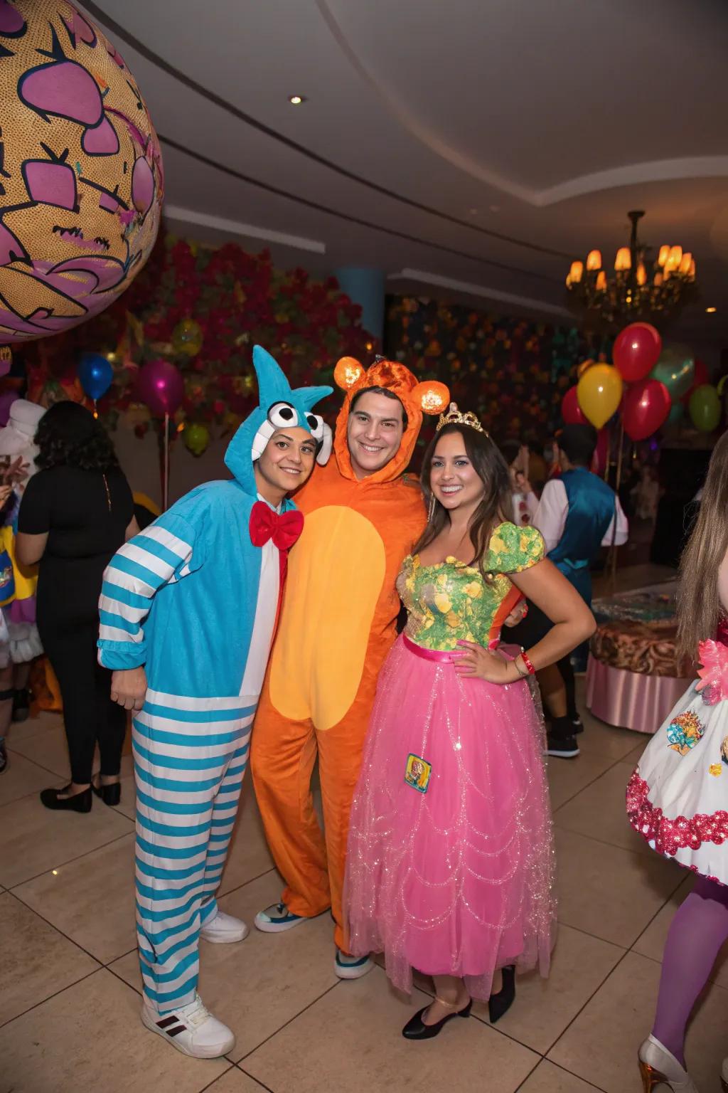 Let your imagination run wild with a themed costume party celebration.