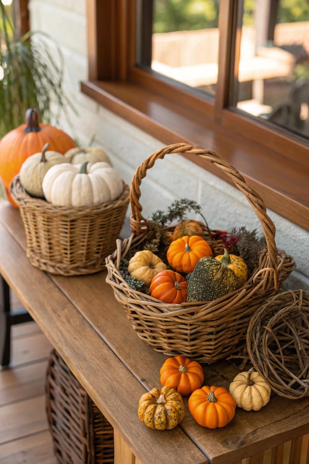 Enhance your home with charming rustic fall décor.