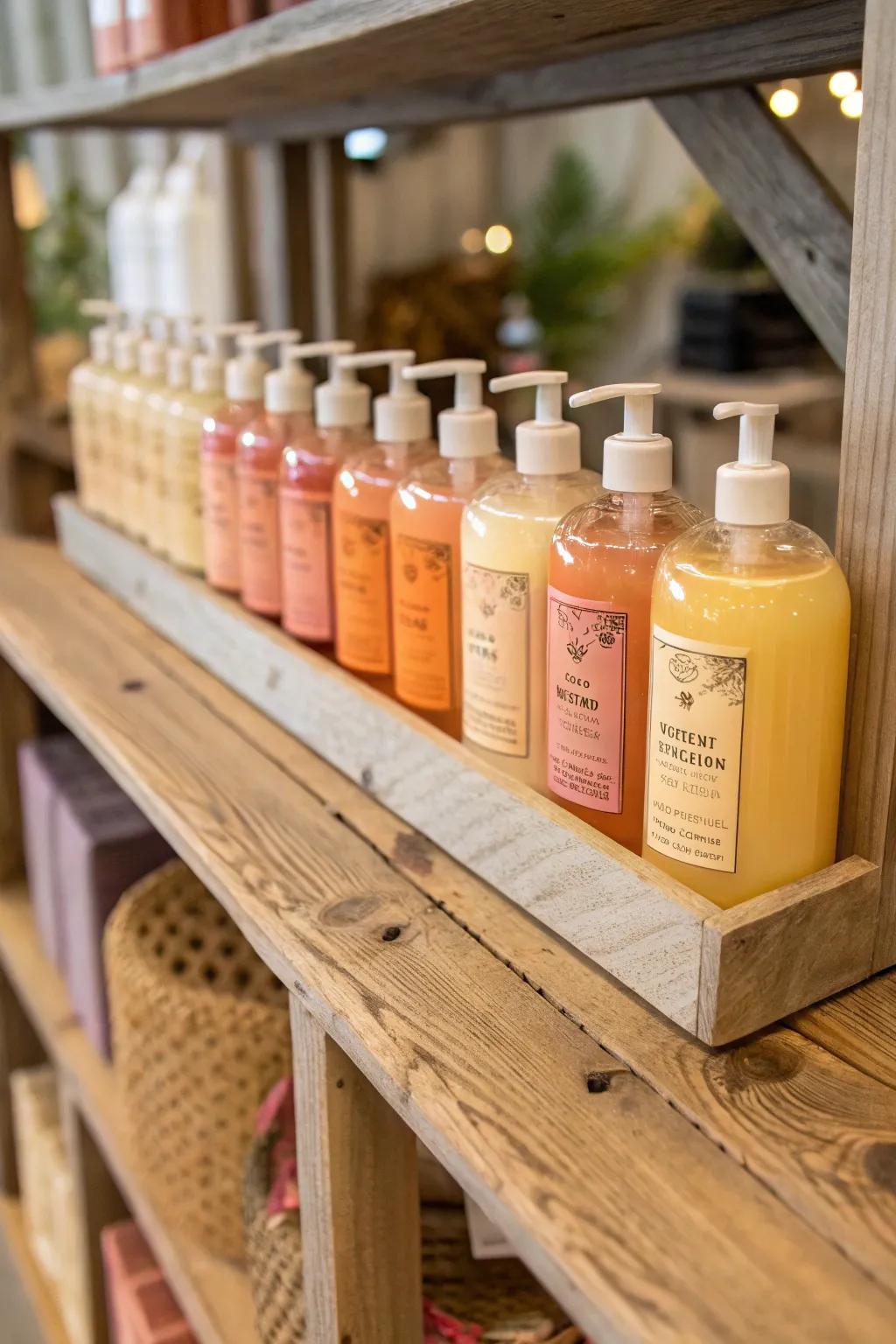 Seasonally inspired <strong>hand cleansers</strong> for gifting.” loading=”lazy” class=”pimg”>
	</picture><figcaption>Seasonally inspired <strong>hand cleansers</strong> for gifting.</figcaption></figure>
<p>Opt for seasonal <strong><em>scents and shades</em></strong> when choosing <strong>hand cleansers</strong>. Think about warm colors and comfy scents that reverberate with the recipient.</p>
<h3>Some ideas to consider:</h3>
<ul class=