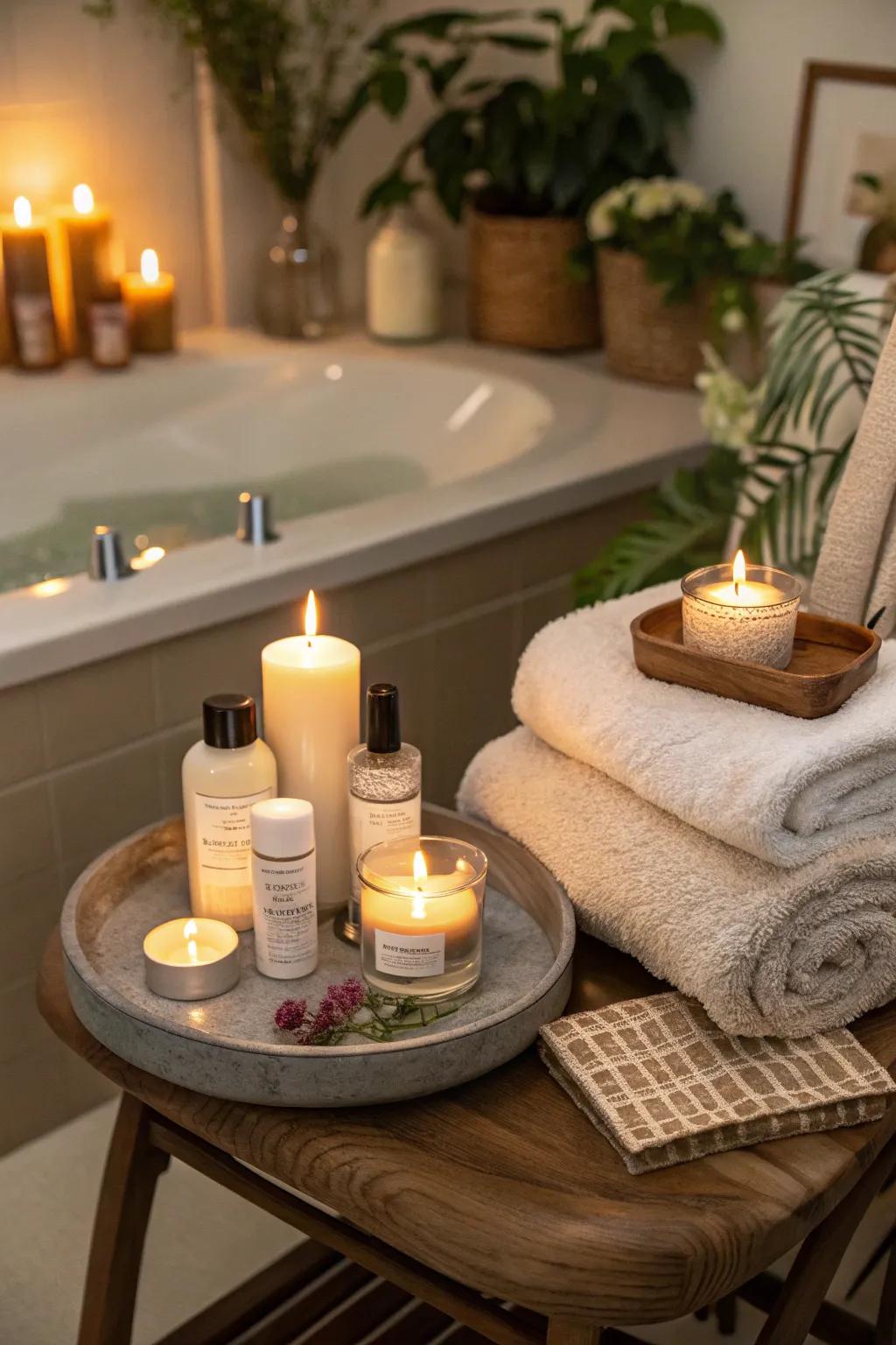 Treat yourself to a relaxing spa day at home for your birthday.