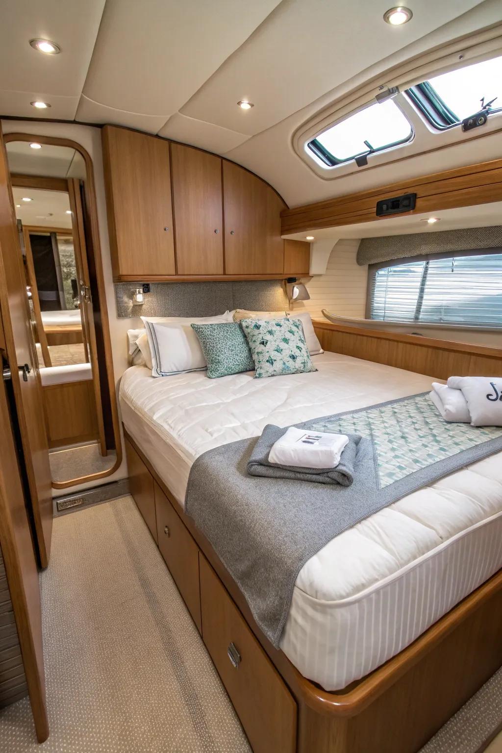 Easy to care for, for a carefree life at sea.