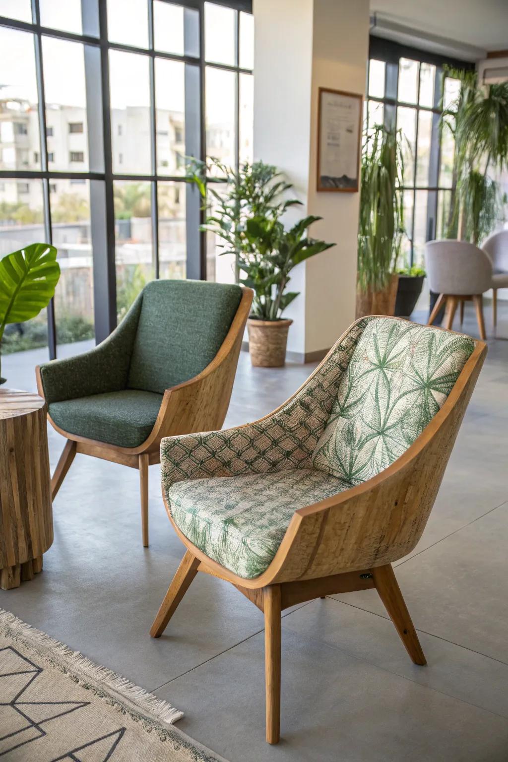 Sustainable fabrics can be both stylish and responsible.