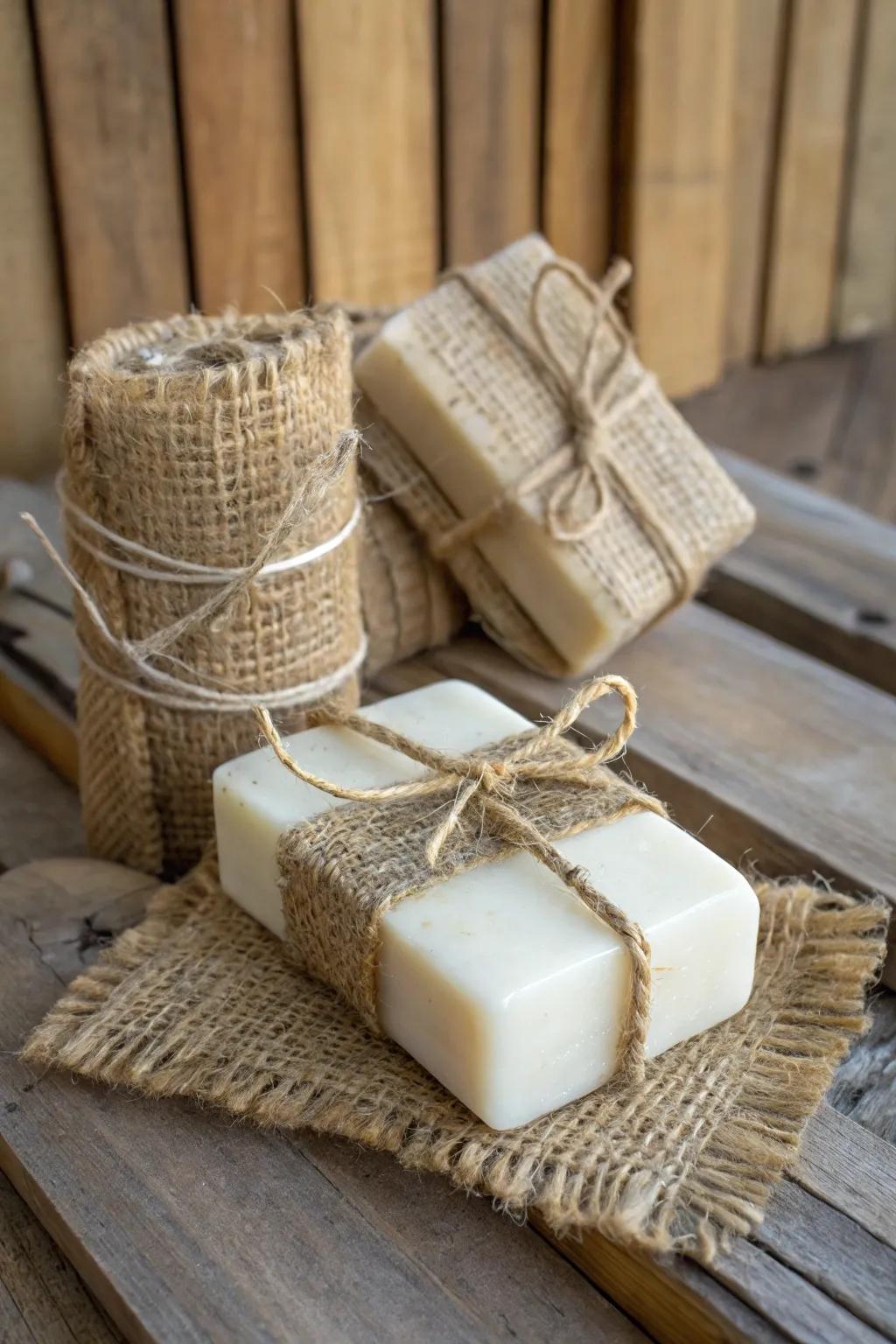 <strong>Hand cleanser</strong> wrapped in rustic style burlap and twine.” loading=”lazy” class=”pimg”>
	</picture><figcaption><strong>Hand cleanser</strong> wrapped in rustic style burlap and twine.</figcaption></figure>
<p>Change your <strong>hand cleanser</strong> present into a rustic joy utilizing burlap and twine. It’s an easy method to include appeal and personality.</p>
<h3>Possibly handy products:</h3>
<ul class=