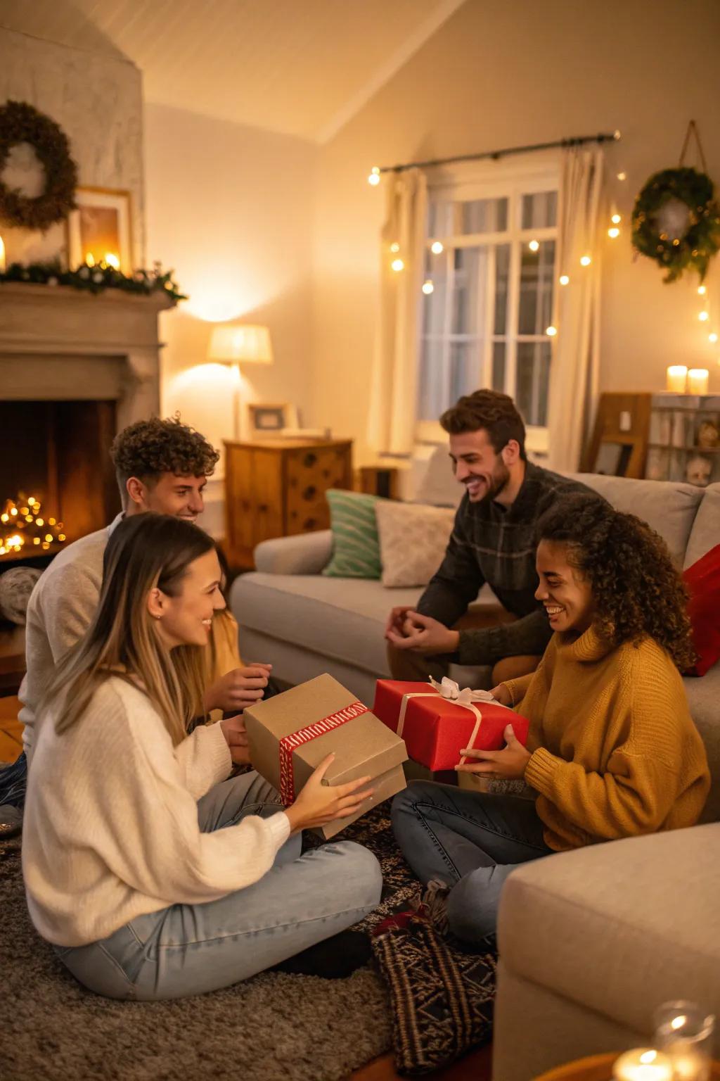 Spread joy with a secret gift exchange.