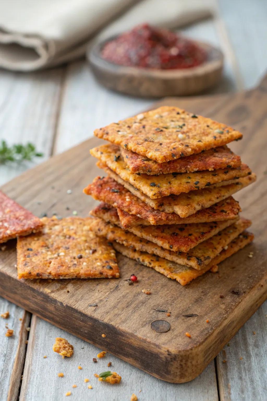 Spice things up with fiesta crackers.