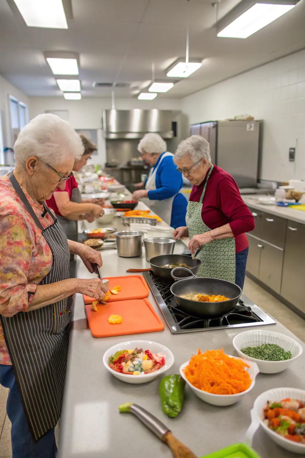 Spice up community life with a cooking competition.