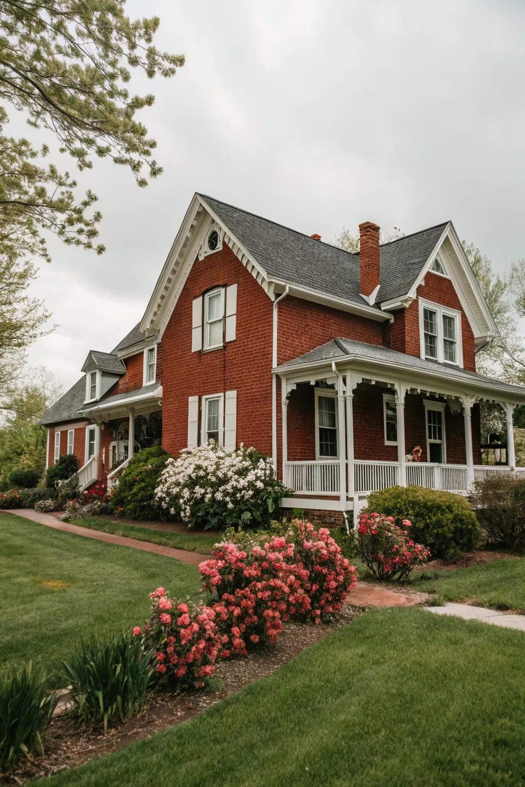 Brick siding offers timeless, traditional charm.