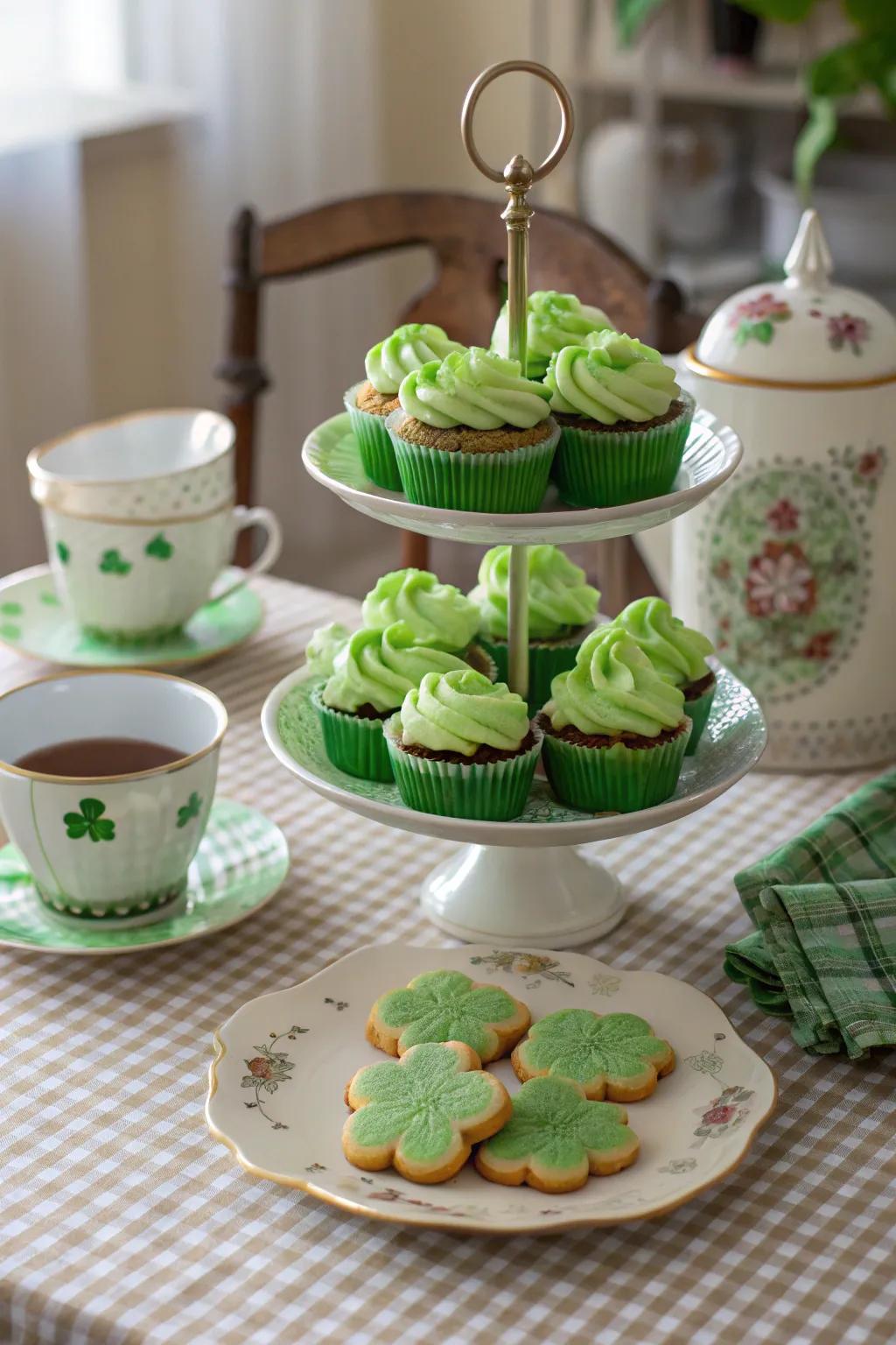 Rejoice with a sophisticated Irish tea service.