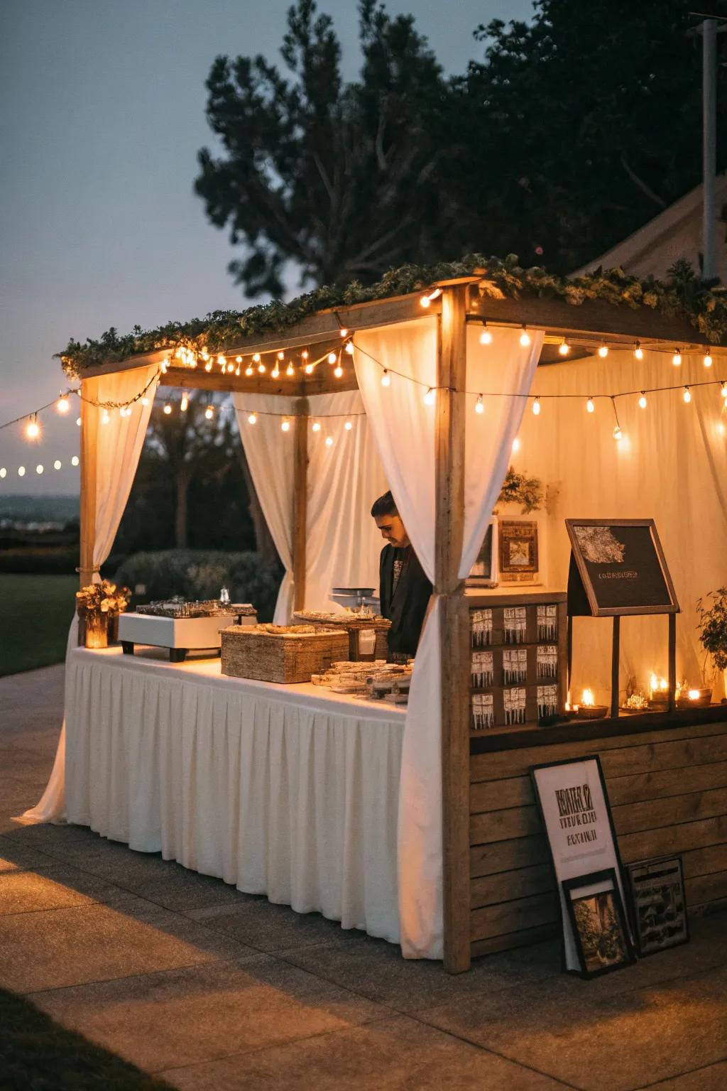 Experiences for all senses enrich your booth's atmosphere.