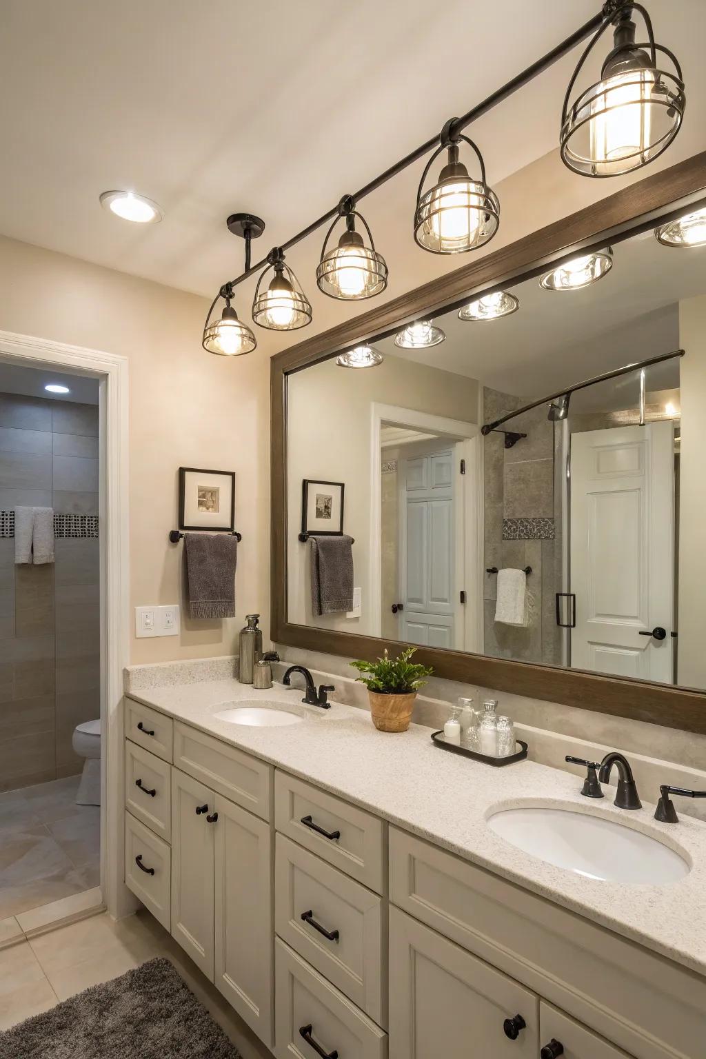 Flexible heads provide versatile lighting solutions.