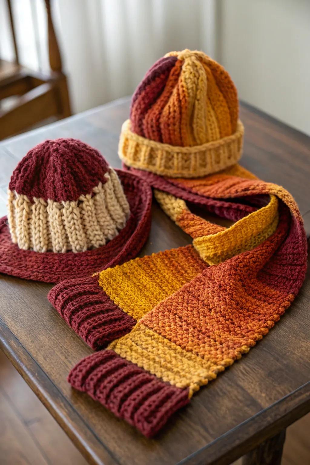 Hand-knitted warmth for the cold season