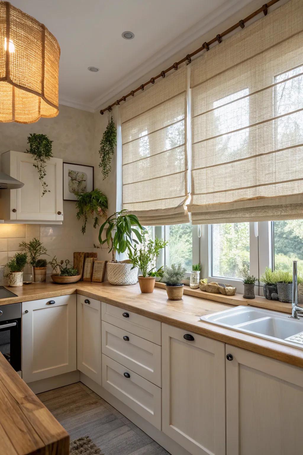 Eco-friendly blinds support a sustainable lifestyle.