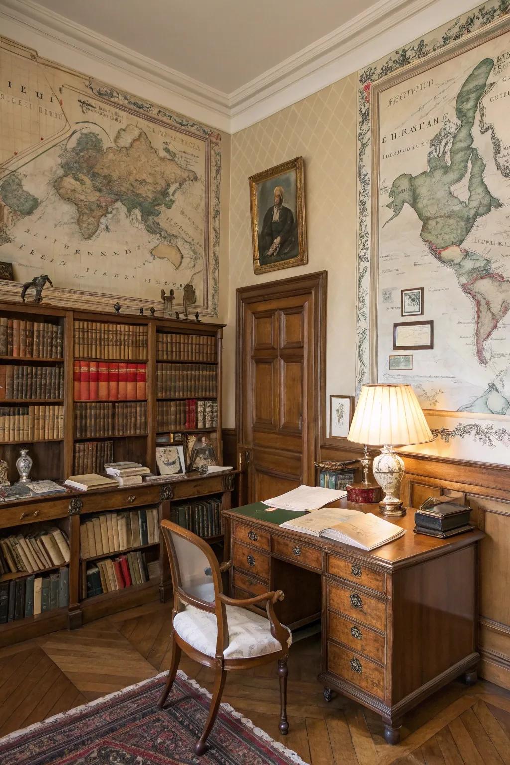 Uncover the past with antique charts