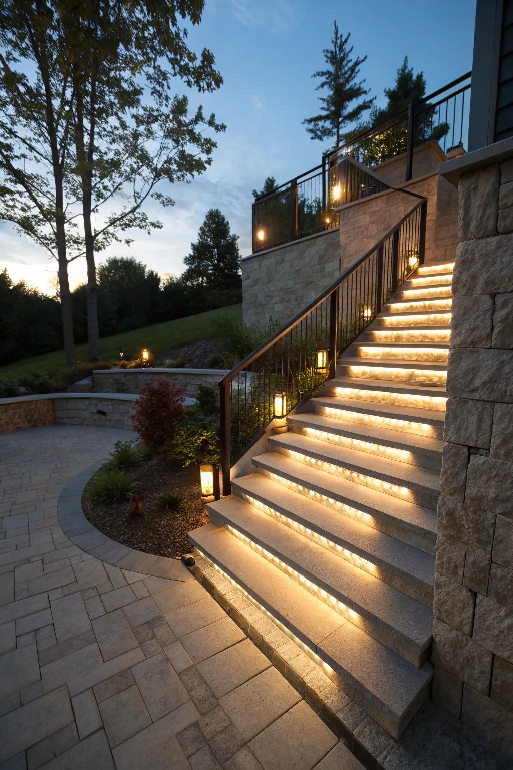 Illuminate your steps for safety and style.