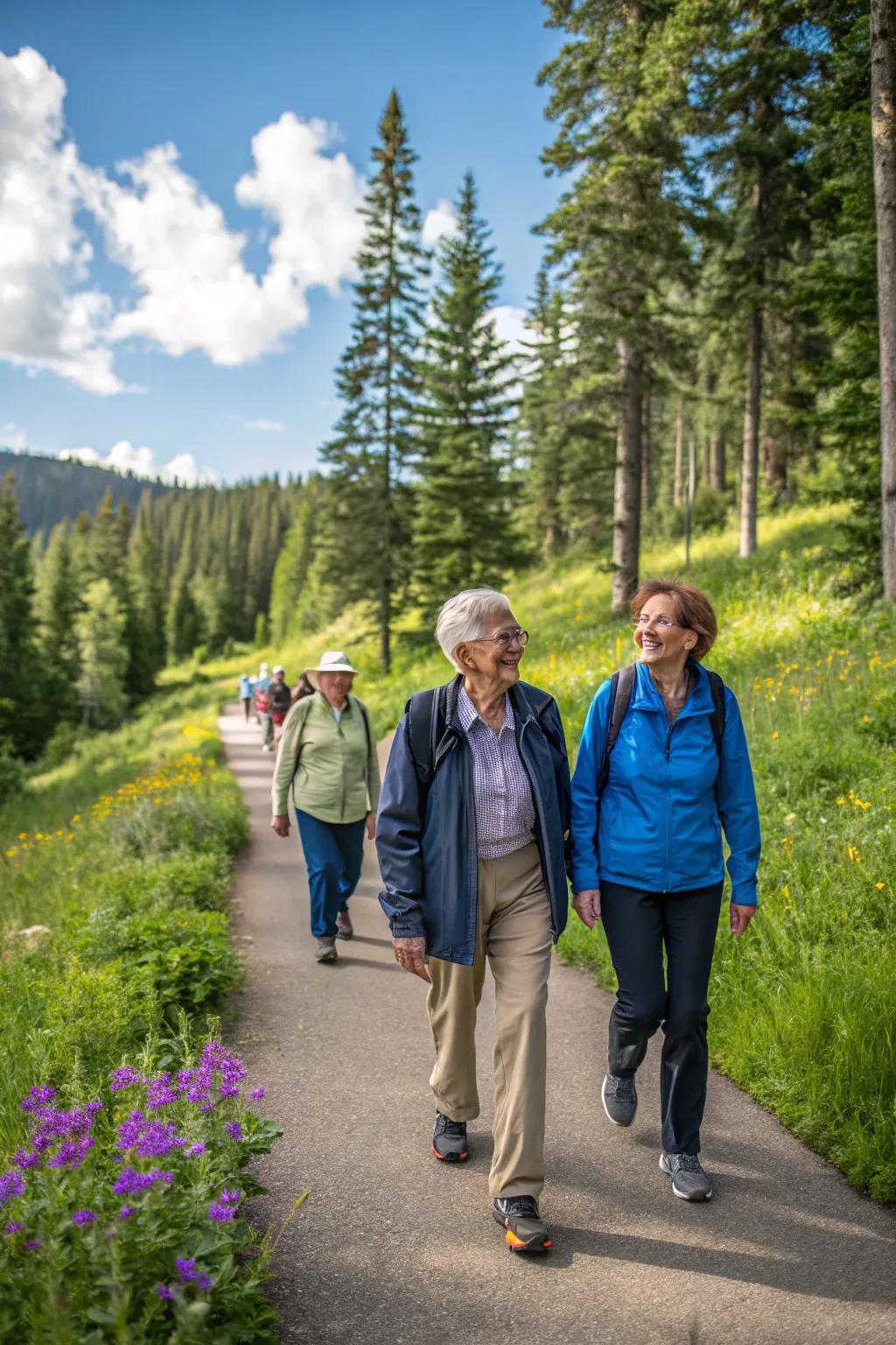 Embrace the outdoors with rejuvenating nature walks.