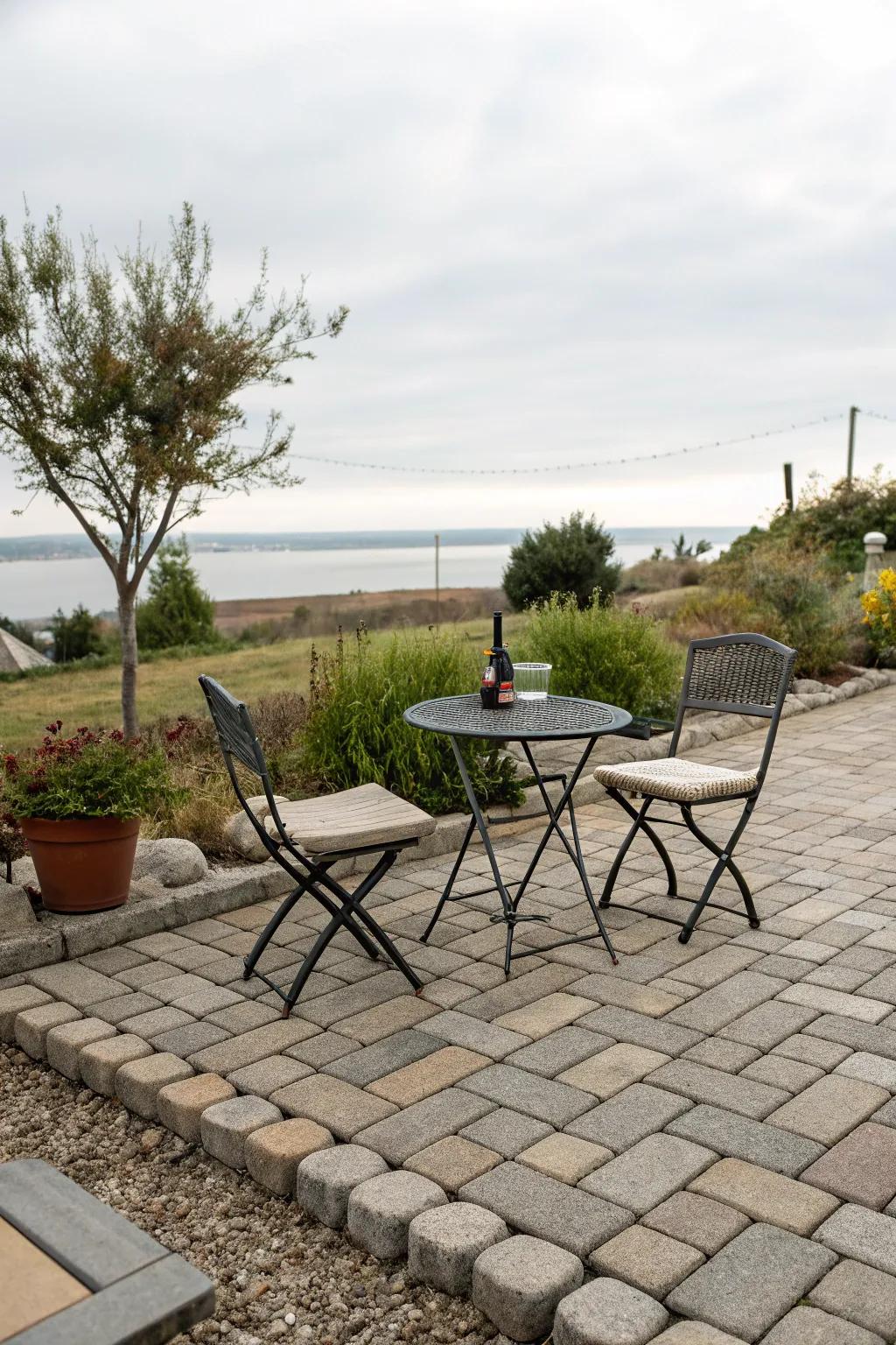 A delightful dining area perfect for two.