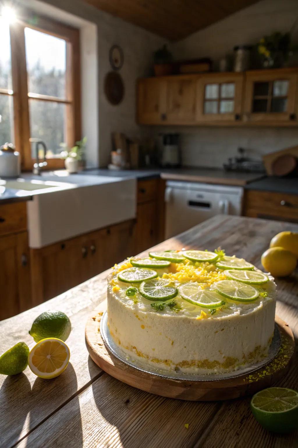 A citrus burst cake that’s full of zest and flavor.