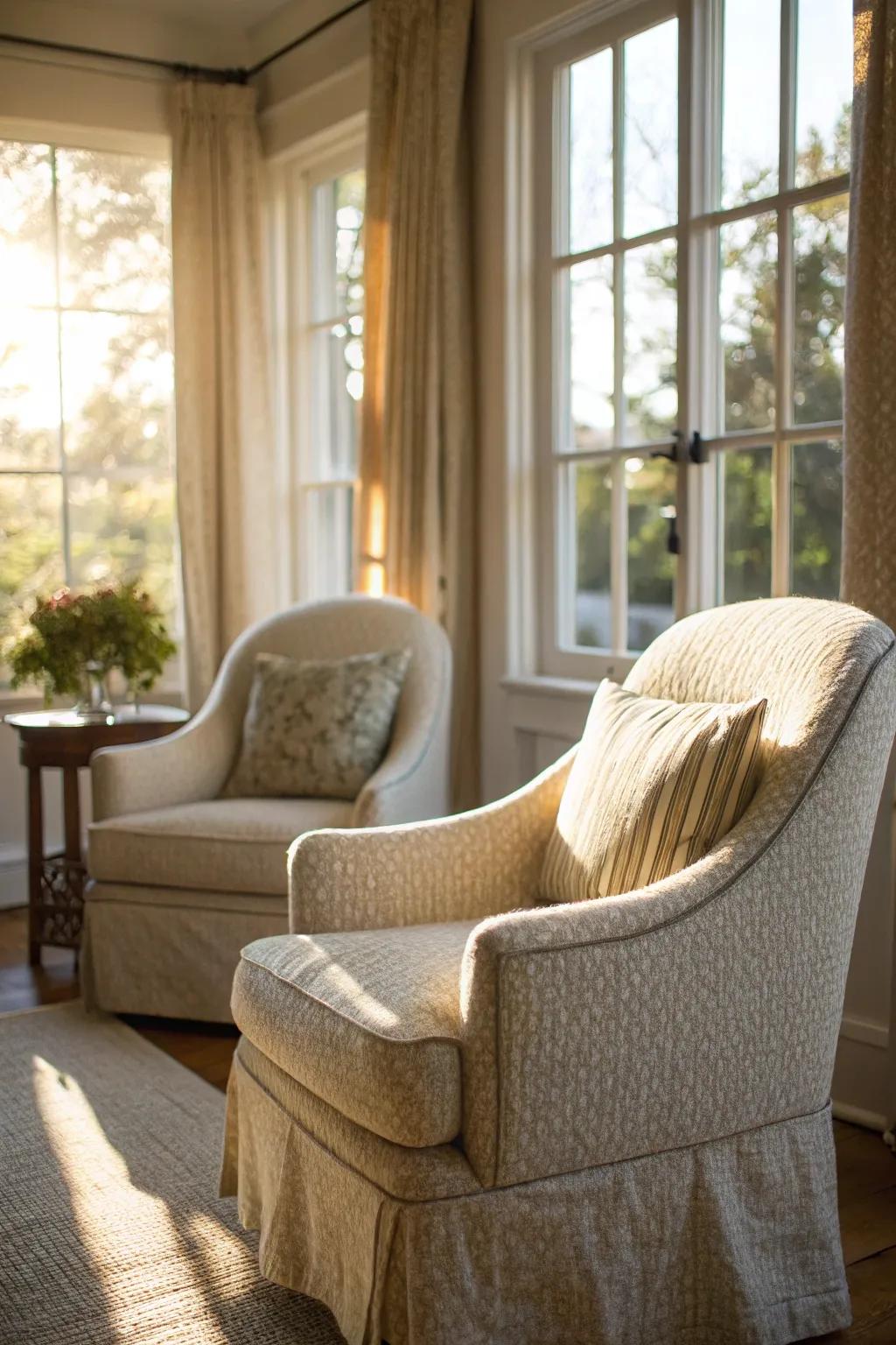 Linen brings a casual, organic touch to your home.