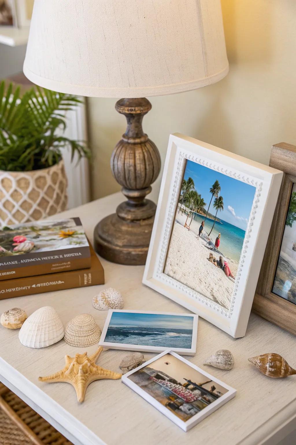 Personal photos bring cherished memories into your decor.