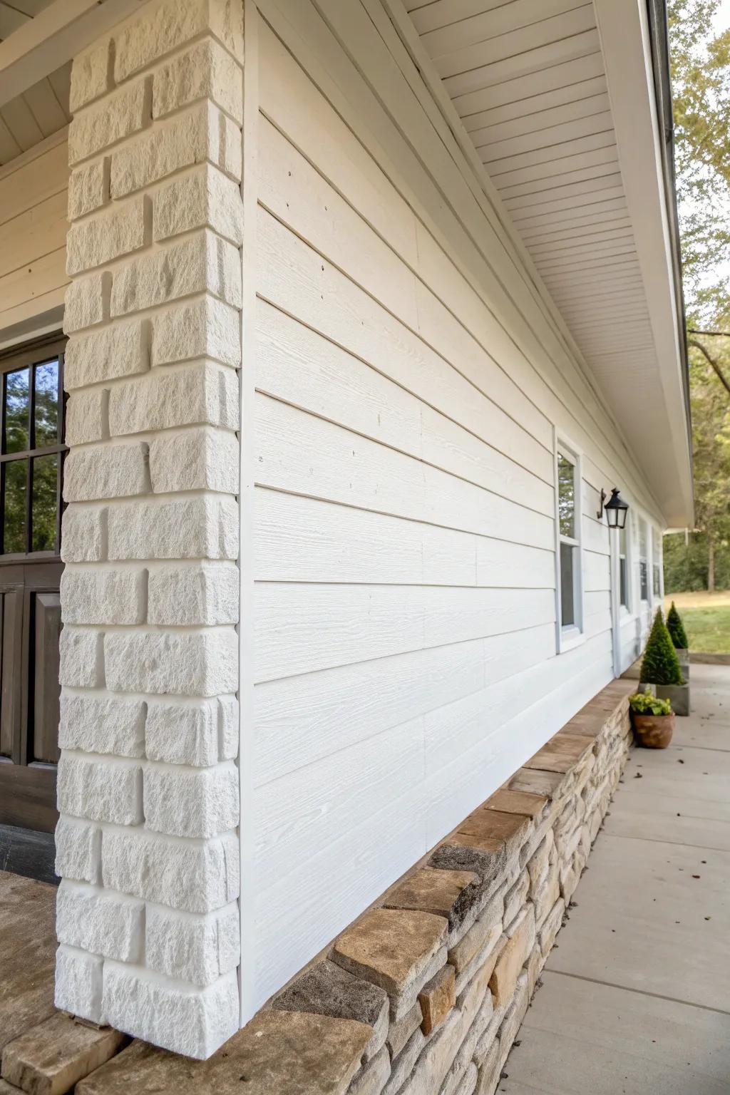 Horizontal boards add a charming farmhouse touch to structures.