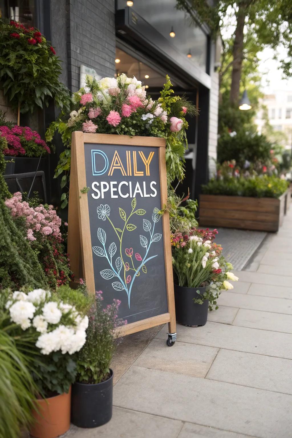 A dynamic marker that invites customers to see what's new