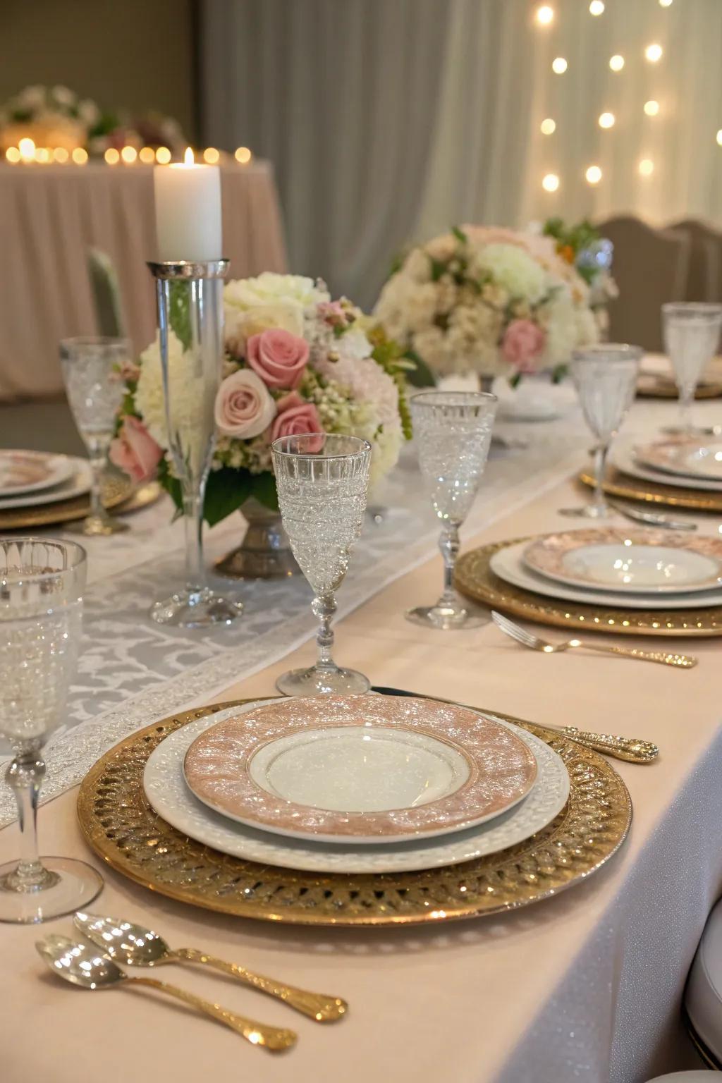 Harmonized dinnerware presents a seamless and refined aesthetic.