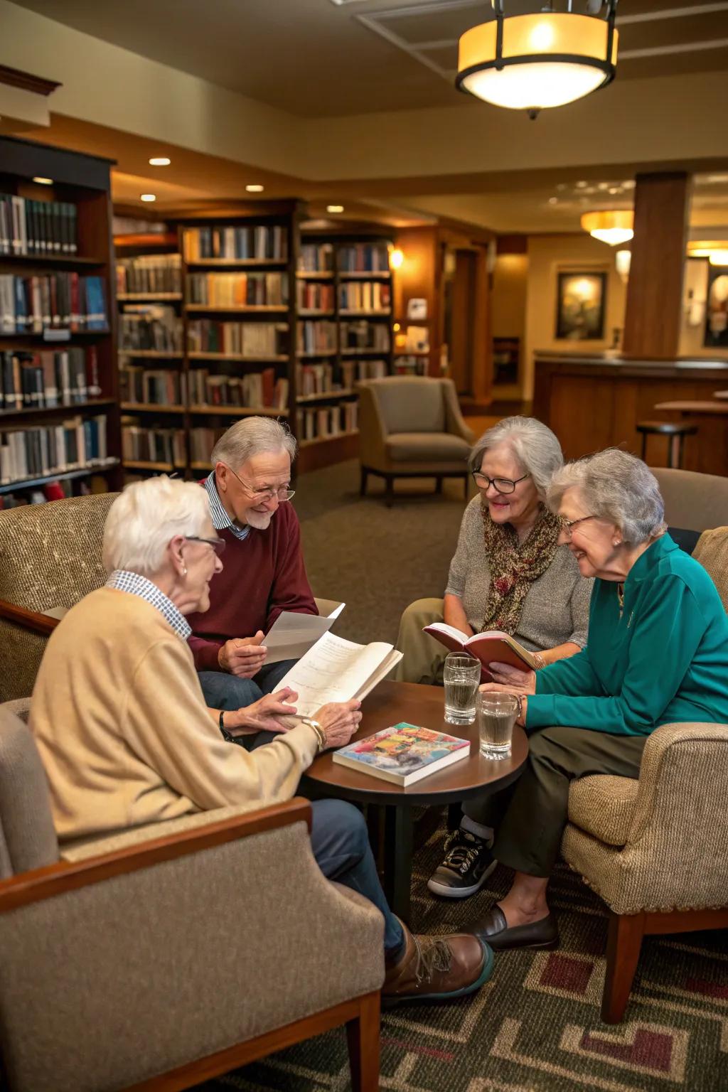 Dive into stories and discussions with a book club.