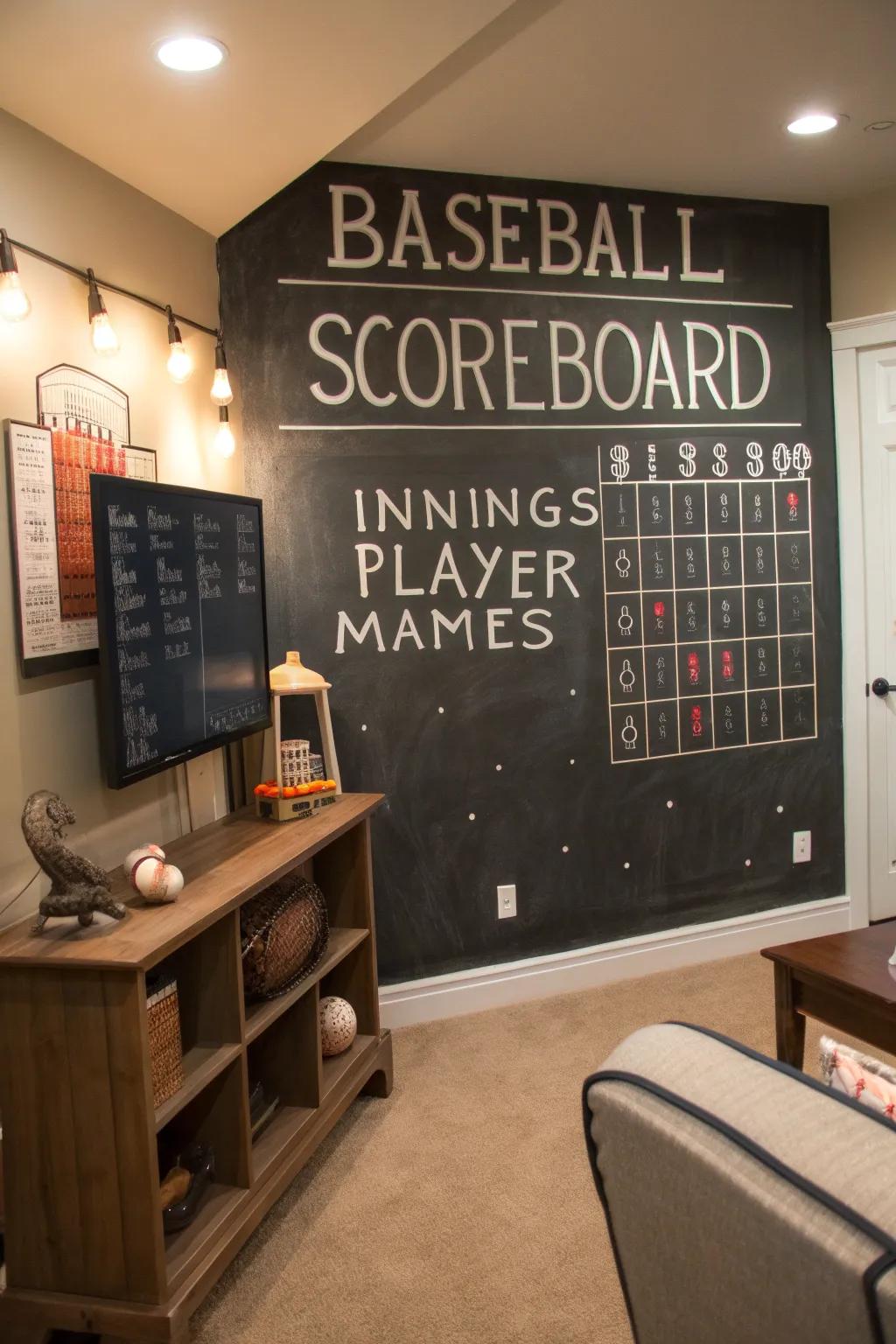 Engage creativity with interactive baseball-themed elements that inspire.