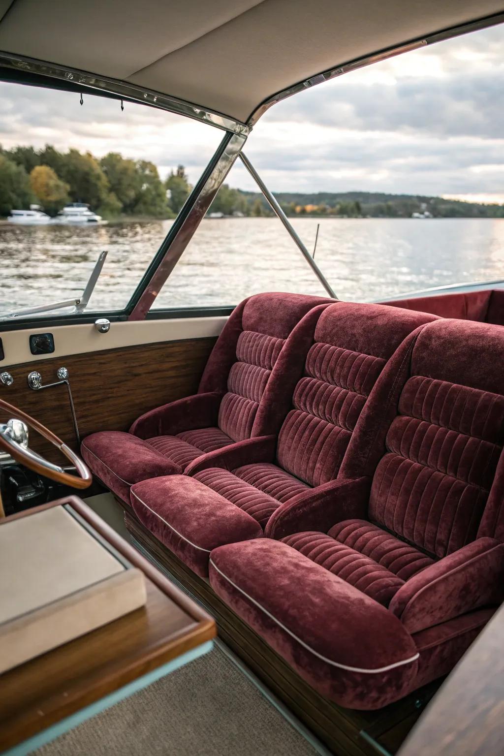 Luxuriate in velvety comfort with upholstery that feels as good as it looks.