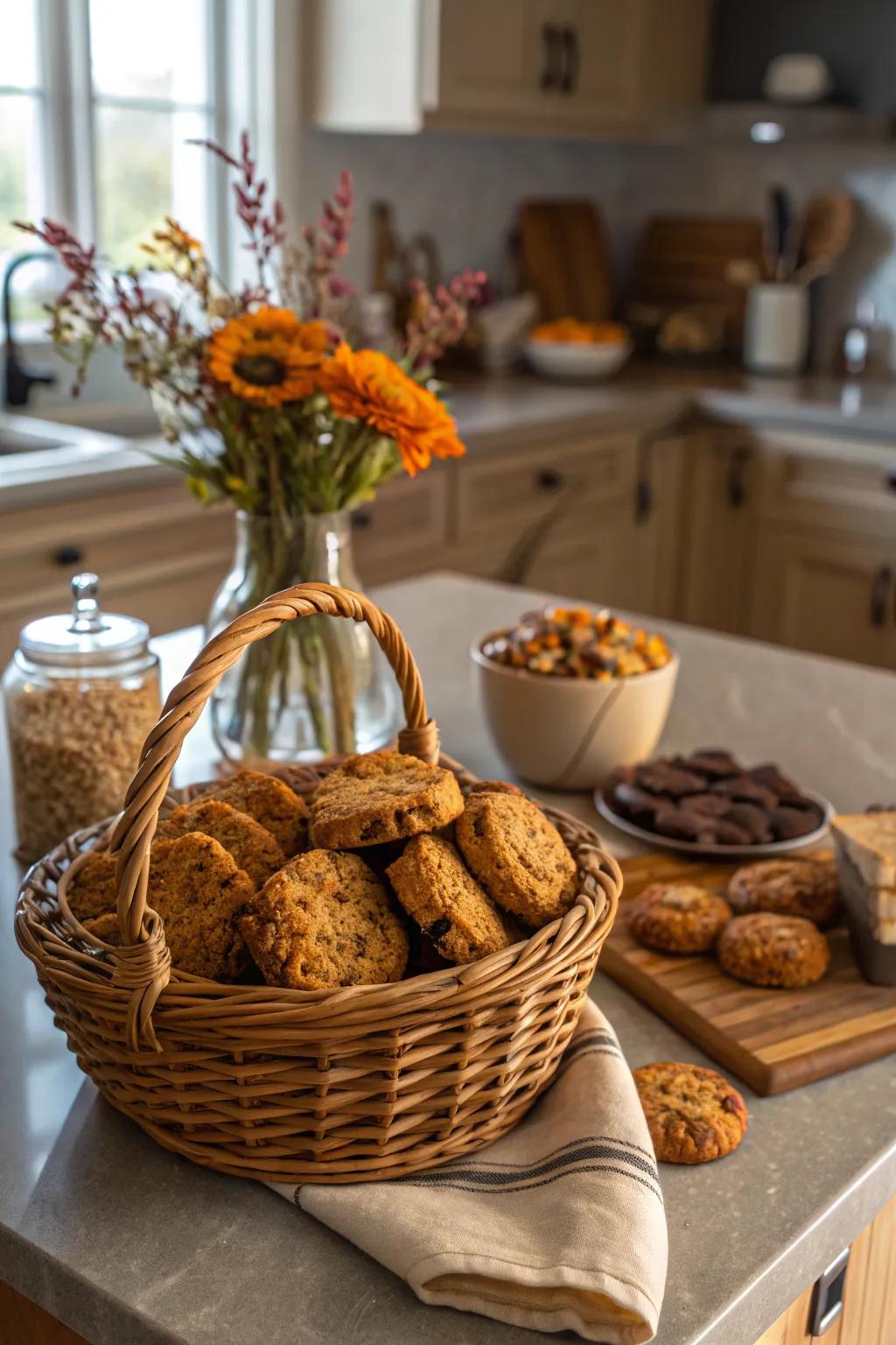 Gourd spice goodies are a tasty addition to your boo basket.