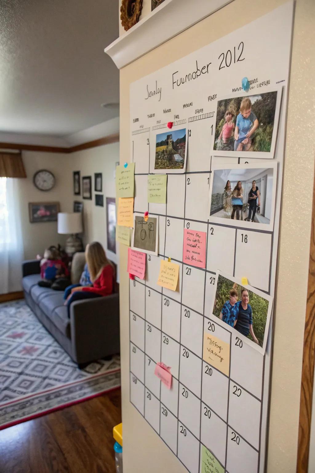 A personalized calendar for year-round memories