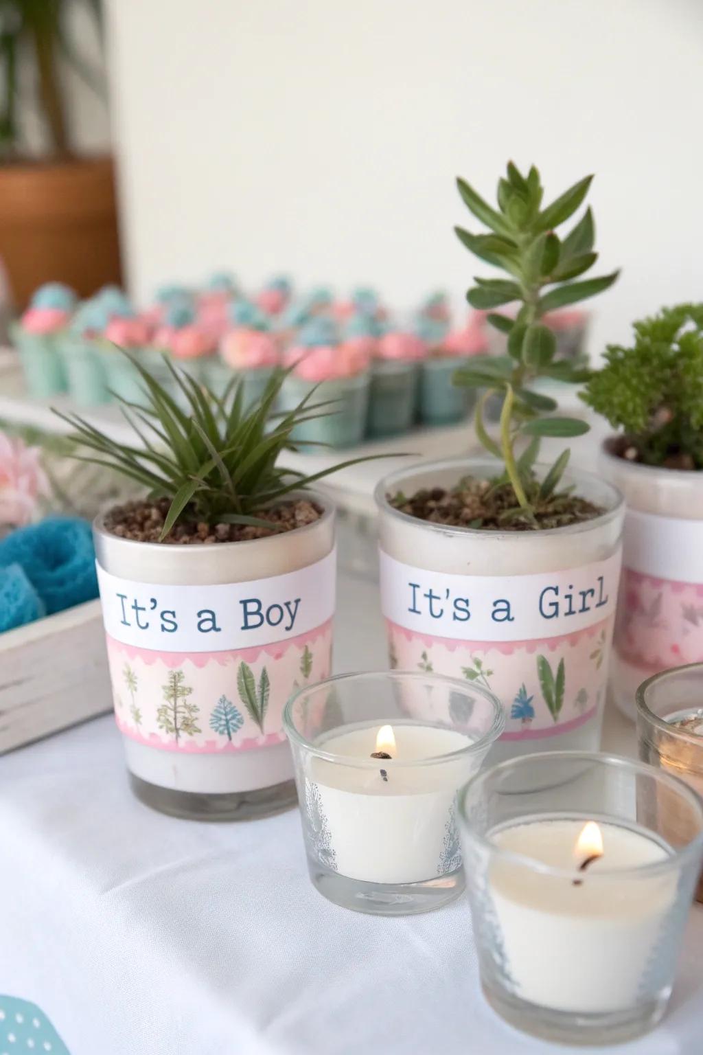 Thoughtful party favors convey thanks to your treasured guests.