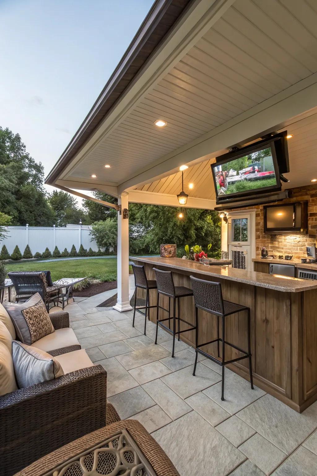 Blend indoor and outdoor living.