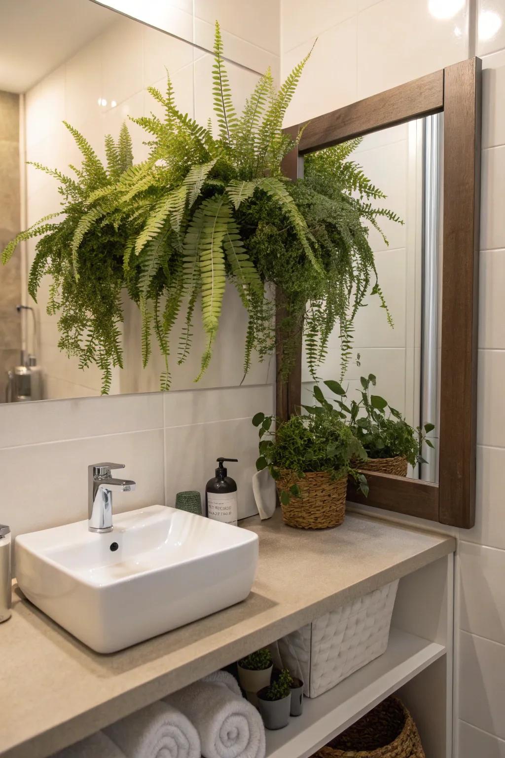 Embrace elegant simplicity with a bird's nest fern.