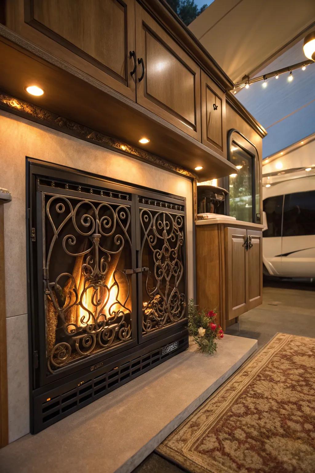 Decorative protectors provide grace and charm.
