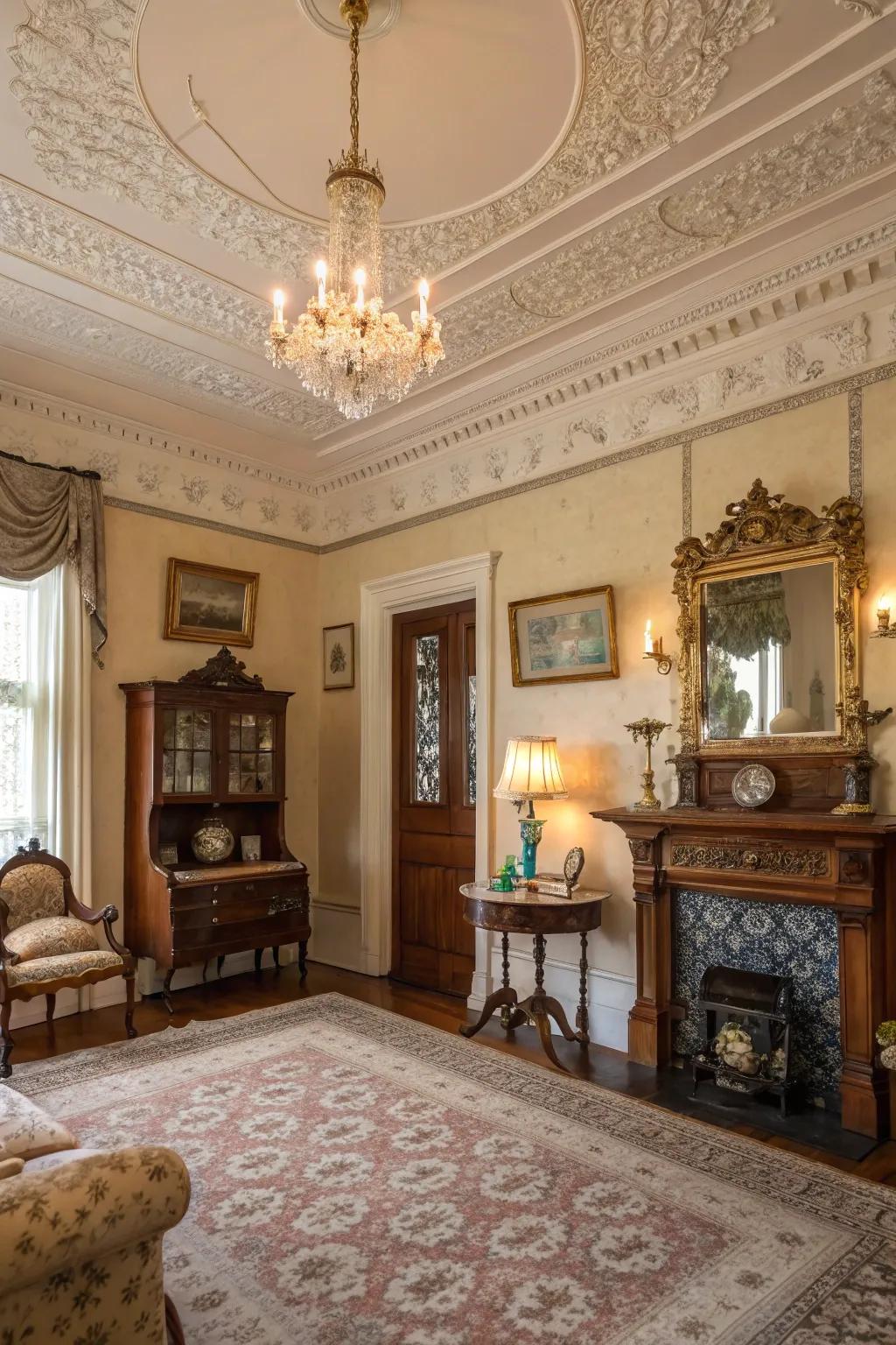 Ornate <strong><em>skirting boards</em></strong> bring Victorian elegance to period homes.” loading=”lazy” class=”pimg”>
	</picture><figcaption>Ornate <strong><em>skirting boards</em></strong> bring Victorian elegance to period homes.</figcaption></figure>
<p>Bring in Victorian elegance with detailed and fancy <strong><em>skirting boards</em></strong>. They really stood out in a historic house I worked on, highlighting the home’s unique charm.</p>
<h3>Check these products out:</h3>
<ul class=
