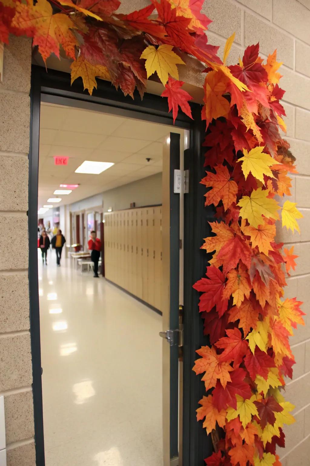 A stunning display of maple leaves capturing the magic of fall.