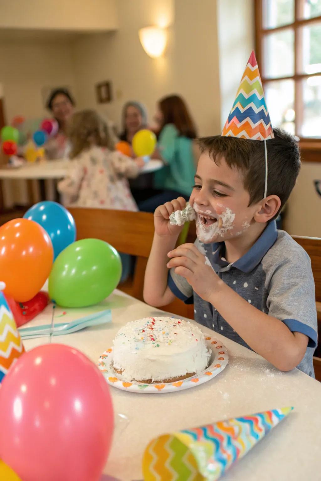 Cake moments capture the sweet joy of birthday celebrations.