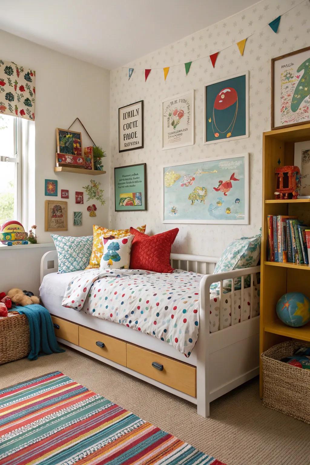 Spruce up a boy's space with designs that add energy and fun.
