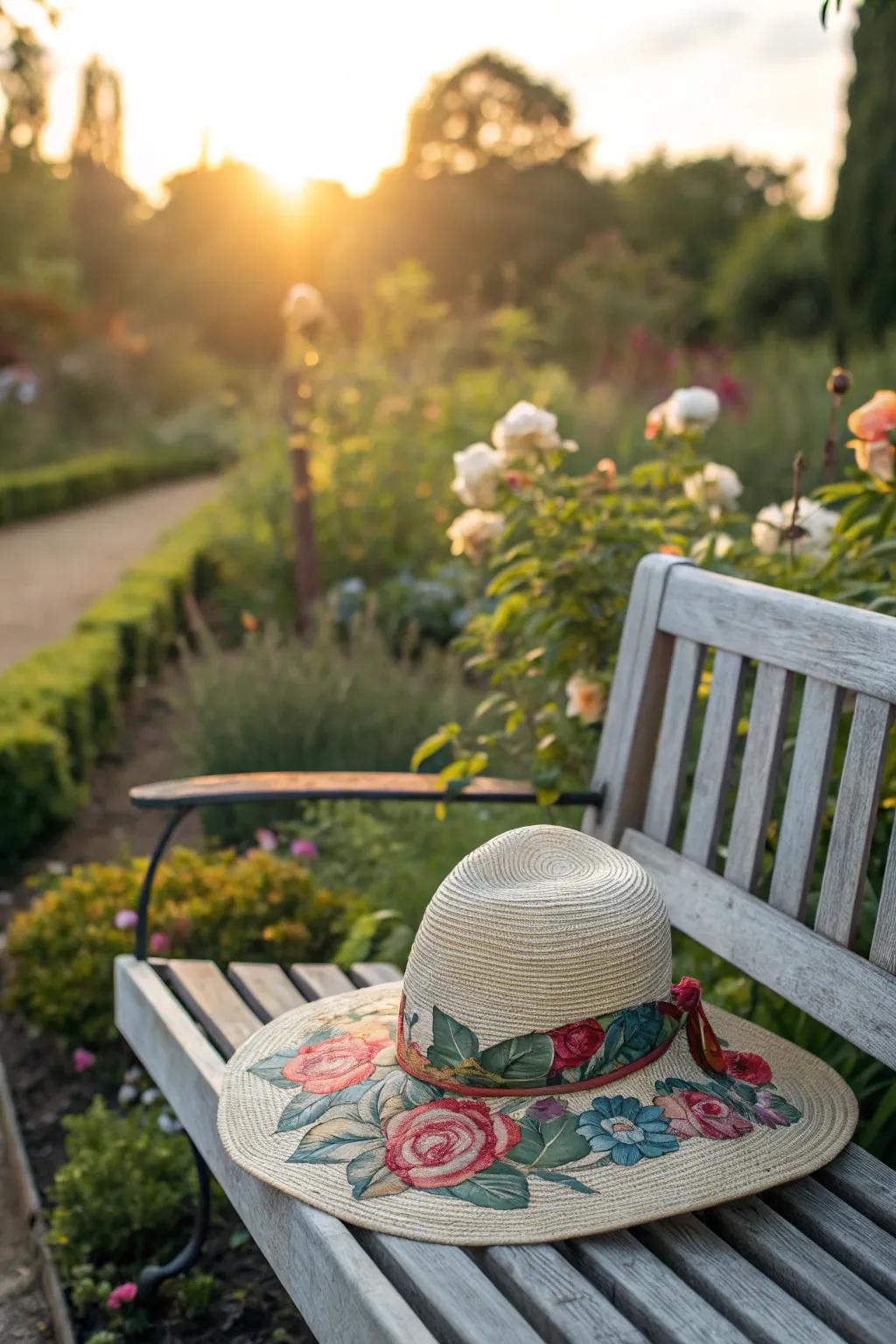 Stay cool and protected with a gardener's sun hat.