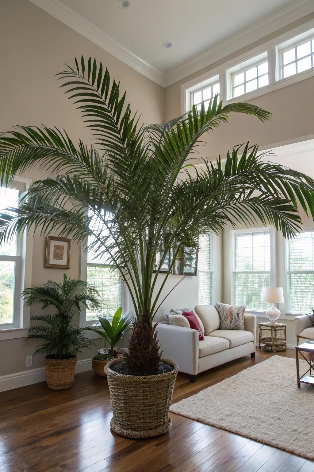 Add dramatic flair to your space with a majesty palm.