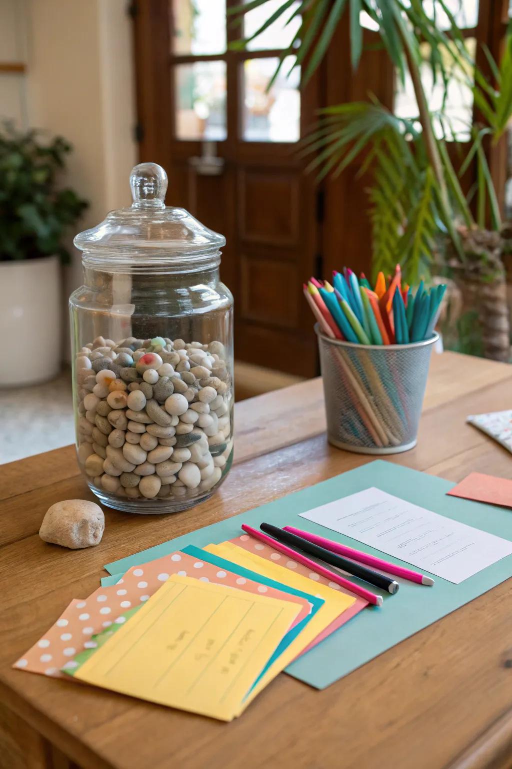 Collect heartfelt memories with a beautiful memory jar for your 40th birthday.