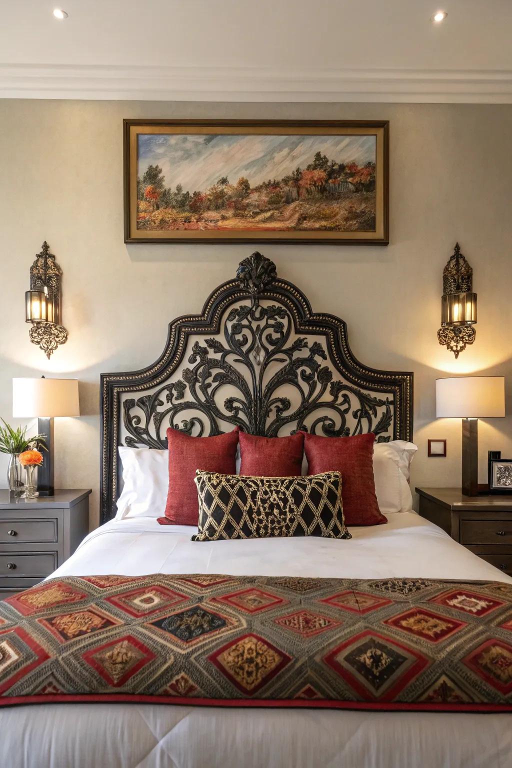 A strong focal point brings purpose and design coherence to your bedroom.
