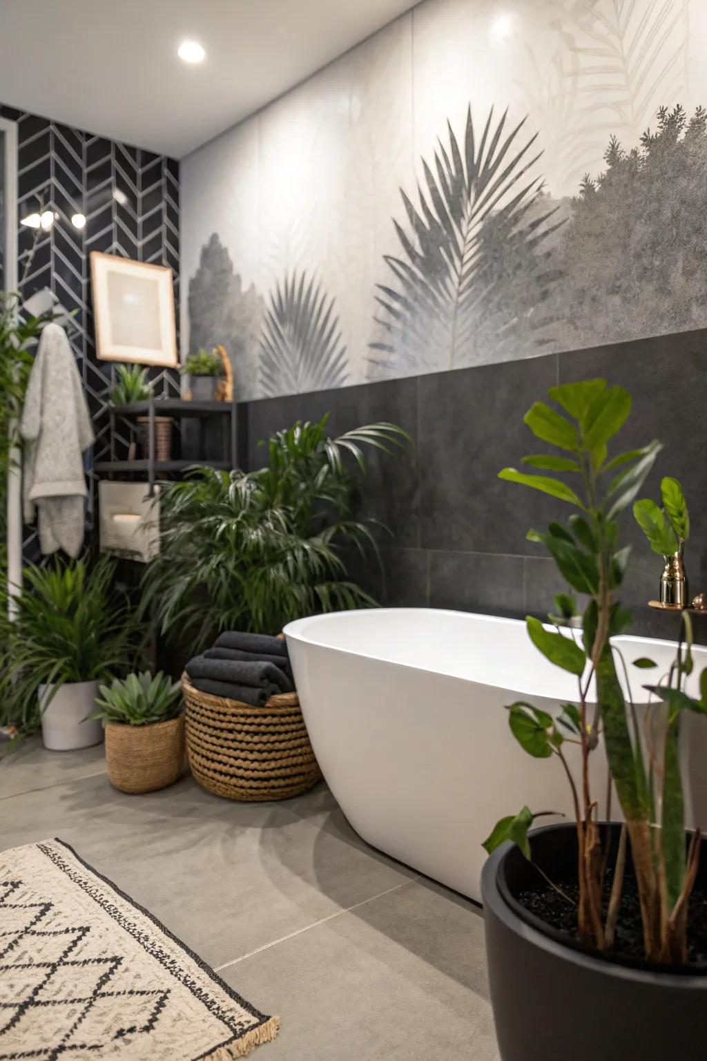 A gradient effect adds tranquility and flow to your décor.