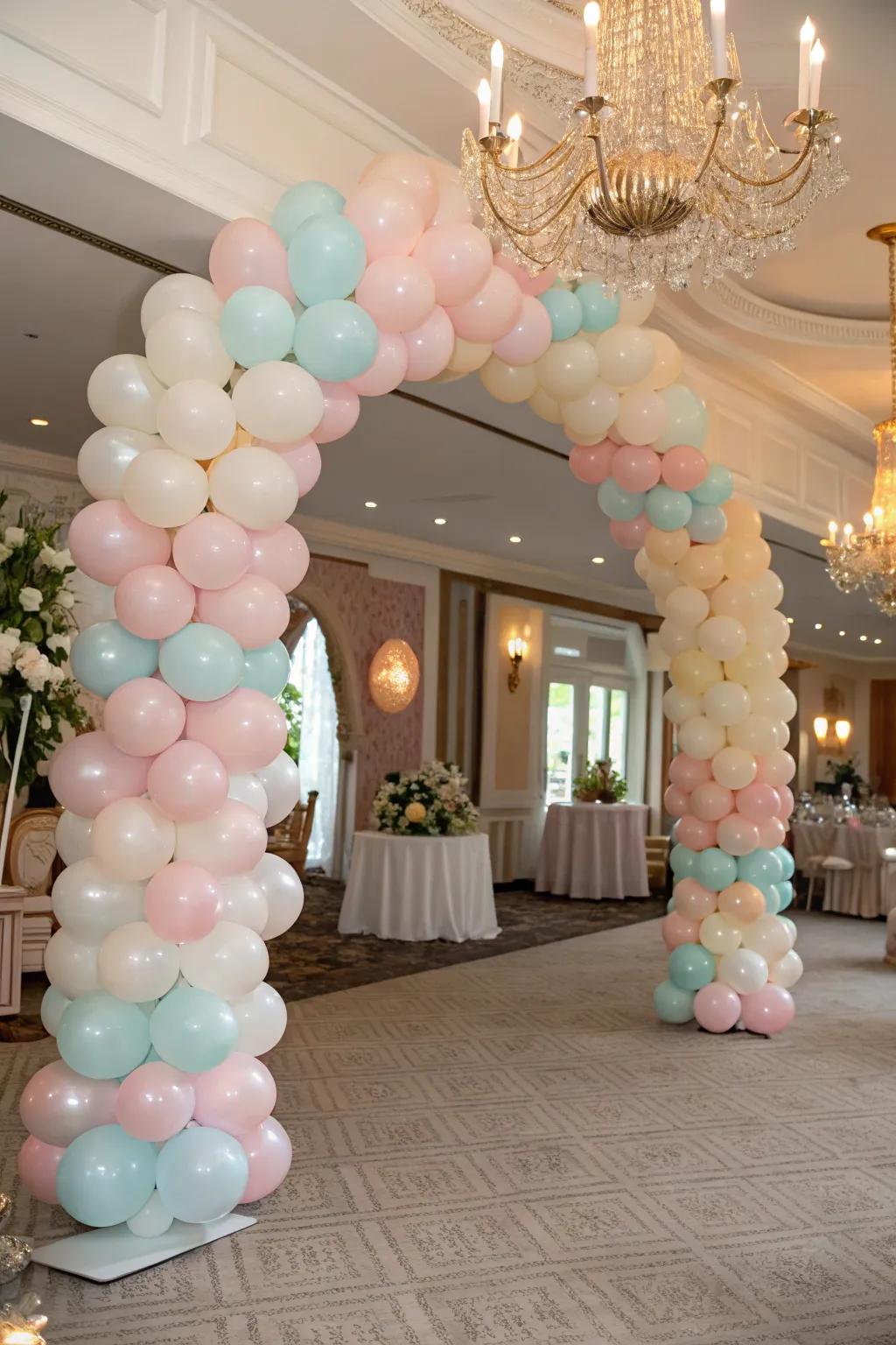 Balloons add a playful yet sophisticated touch to adult parties.